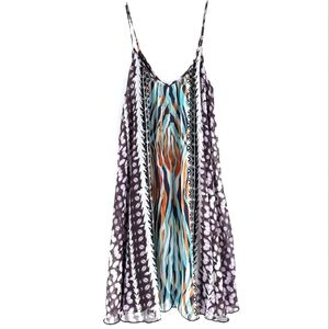 NWT Express Multi Pattern Flowy Dress